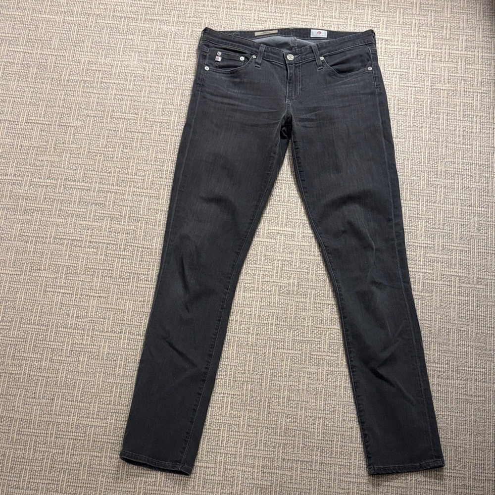 Ag Adriano Goldschmied Black Skinny Jeans